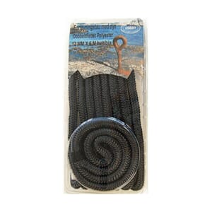 Fortøyningstau flettet med øye 10mm x 6m Blå