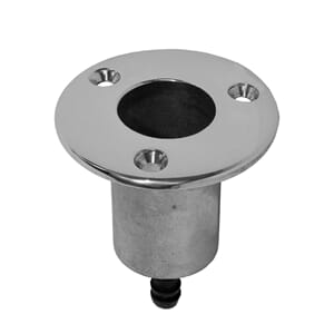 Flaggholder Nedfellbar 25mm skrå SF316