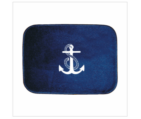 Dørmatte anker 45x30cm maritim matte til båter ol.