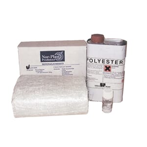 Reperasjonsett i polyester til båt