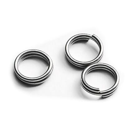 Splittringer 12mm fornikklet 20pk