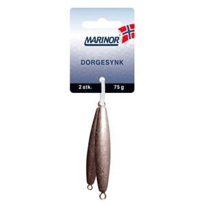 Søkke sigar 40gram bly lodd 2stk dorgesynk