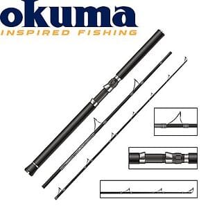 Fiskestang 3delt i eske okuma cortez black 20-30lbs