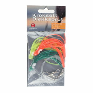 Kroksett blekksprut flere farger