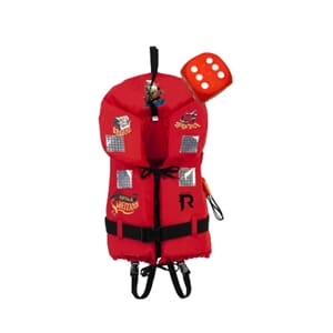 Redningsvest kaptein sabeltann 15-30kg rød