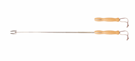 Grillpinne teleskopisk med etiu gave