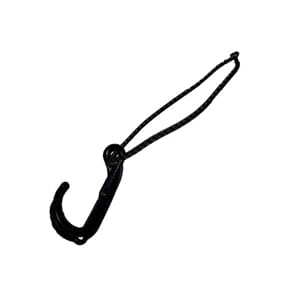 Agnstrikk krok med strikk til feste av åte krabbeteinemater