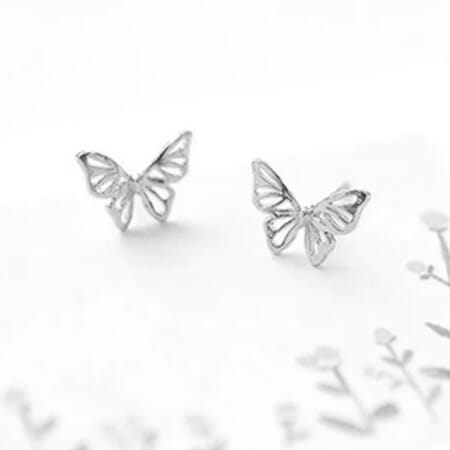 Øredobb 925 sølv sommerfugl
