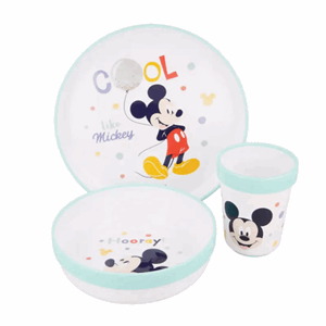 Gavesett baby mint minnie 3deler