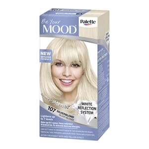 Hår striper 107 mood  lighterner silverblond blondering