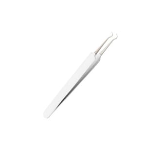 Pinsett buet tupp metall 11cm