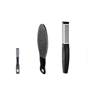 Negle manikyrsett med 3deler sort/hvit