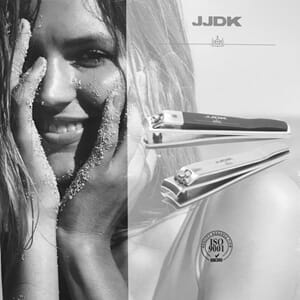 Negleklipper i metall liten merke JJDK