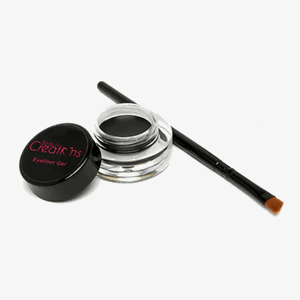 Eyeliner gel sett sort inkl kost