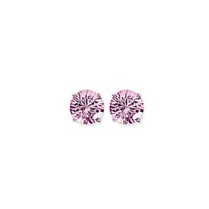 Øredobber rosa stein 925 sølv 232 gavetilhenne