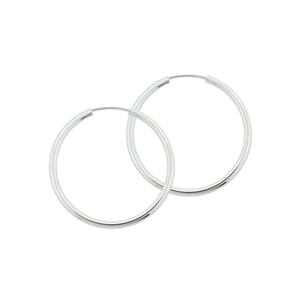 Øredobber i 925 sølv øreringer 20mm gavetilhenne