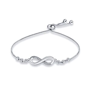 Armbånd 925 sølv infinity
