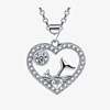 Anheng 18K rodhinert love hjerte