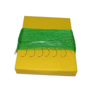 Sniksnøre 100m med 6 kroker gavetilhan