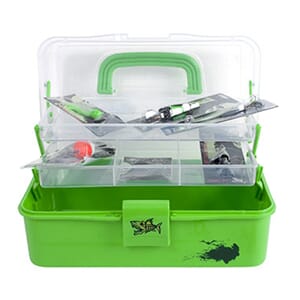 Fiskeskrin grønn for barn redskapsskrin