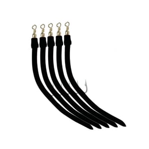 Gummimakk sort 5 Str.