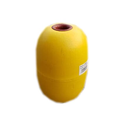 Flottør egg gult ovalt 190x143mm