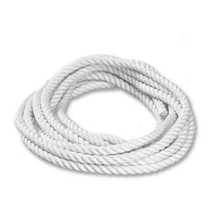 Tau hvit 12mm pr meter synk iletau