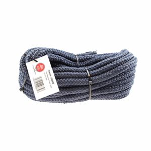 Fortøyningstau flettet med øye 12mm x 10m blå