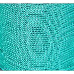 Tau grønn 12mm pr meter ullstron flyt