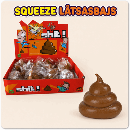 Leke bæsj Squishy 8cm