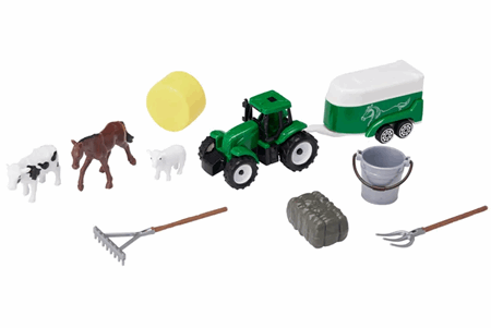 Leke traktor 19cm sett