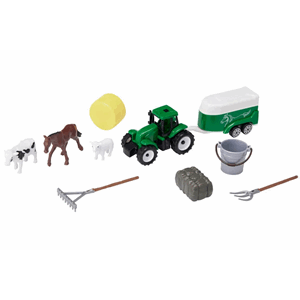 Leke traktor 19cm sett