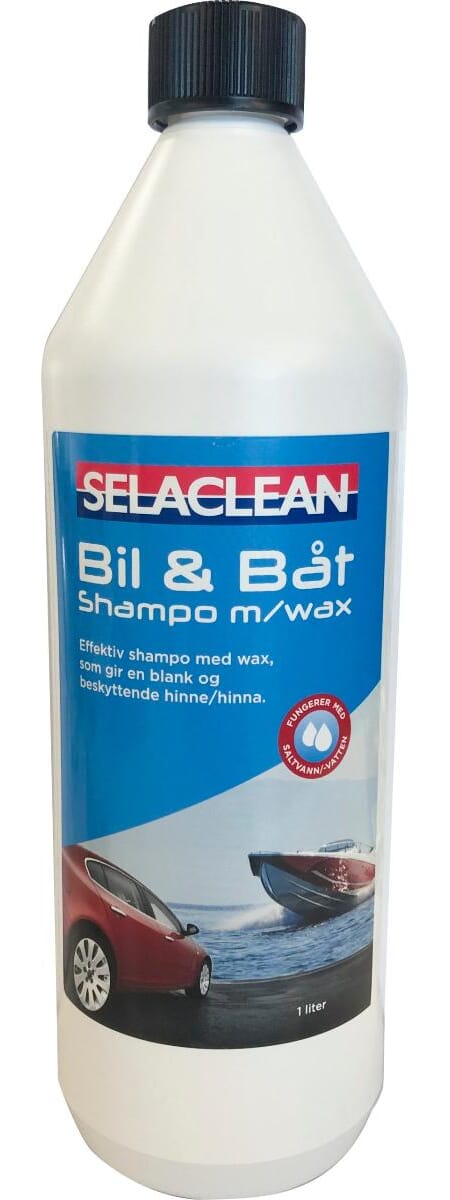 Bilshampo m. wox båt