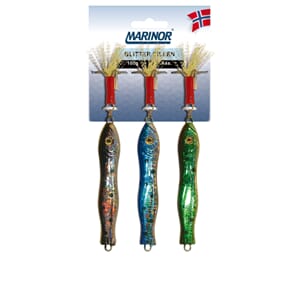 Sluksett 100gr x3stk med glitter sillen