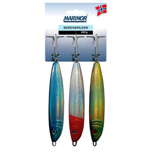 Sluk sett 3stk 200gr skrovapilken