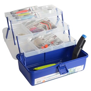 Fiskeskrin redskapsskrin for sjø & båtfiske m.innhold