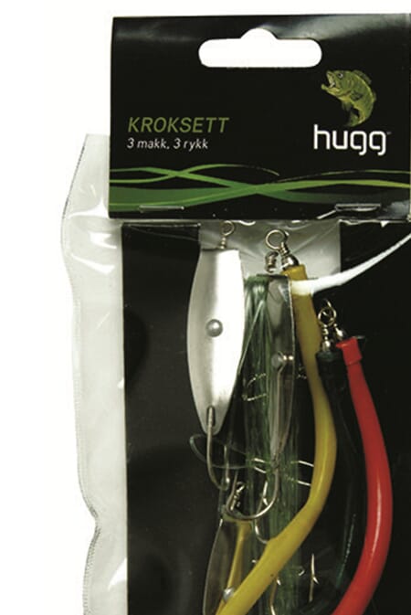 Kroksett rykk 3stk Ass Makker oppheng hugg