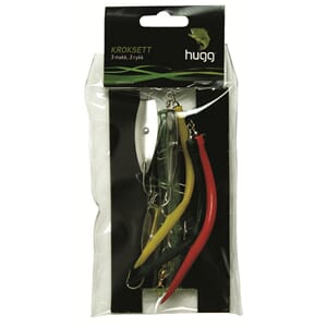 Kroksett rykk 3stk Ass Makker oppheng hugg