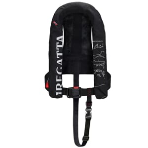 Flytevest oppblåsbar regatta voksen marineblå sharpsafe