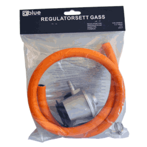 Gass regulator & slange gassregulering gasskobling 1m slange