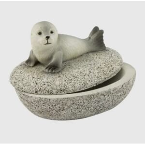 Skål med lokk sel 7cm