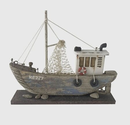 Figur båt 25cm maritim