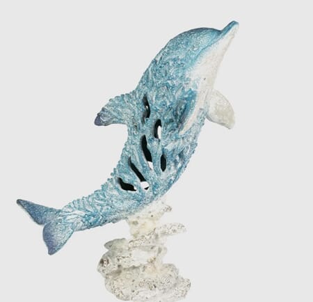 Figur delfin 37cm maritim