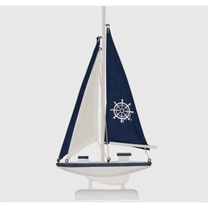Figur båt 37cm maritim