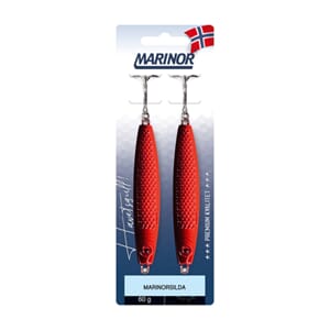 Sluk 60gr sild rød 2pk twin