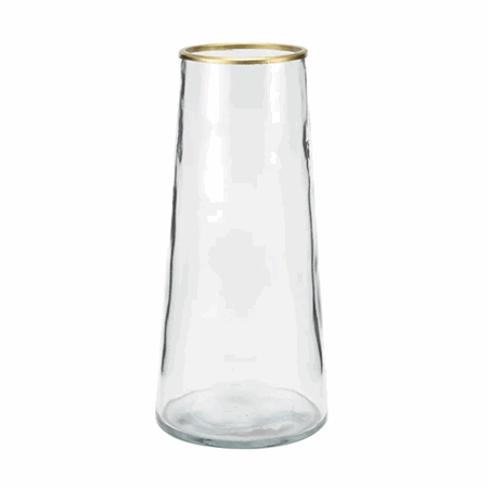 Vase i glass 30cm høy
