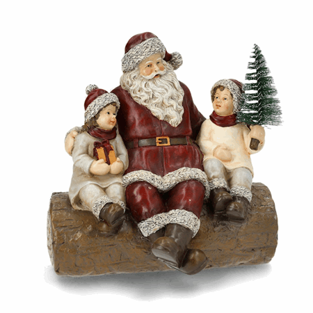 Nisse på sekk med barn
