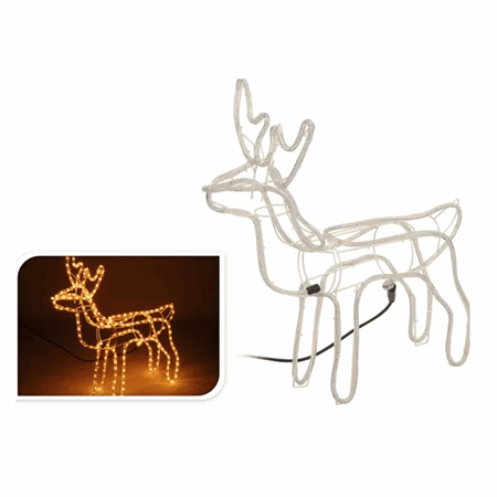 Figur reinsdyr led 63cm