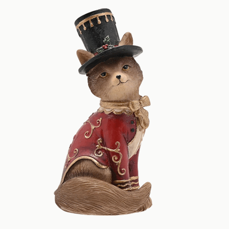 Figur rev med flosshatt