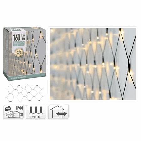 Lyslenke nett led 160lys